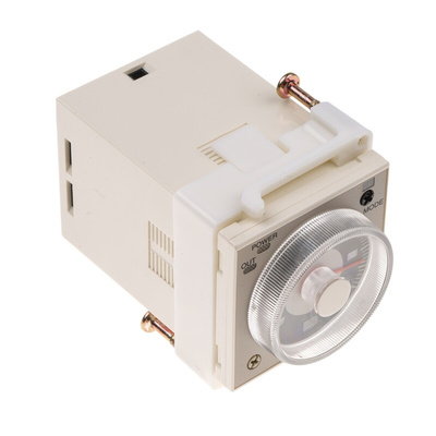 RS PRO Panel Mount Timer Relay, 220V ac, 2-Contact, 0.1 s → 300h, DPDT