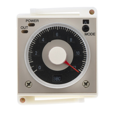 RS PRO Panel Mount Timer Relay, 220V ac, 2-Contact, 0.1 s → 300h, 1-Function, 2 x SPDT