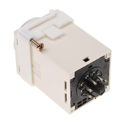 RS PRO Panel Mount Timer Relay, 24V dc, 2-Contact, 0.1 s → 300h, 1-Function, 2 x SPDT
