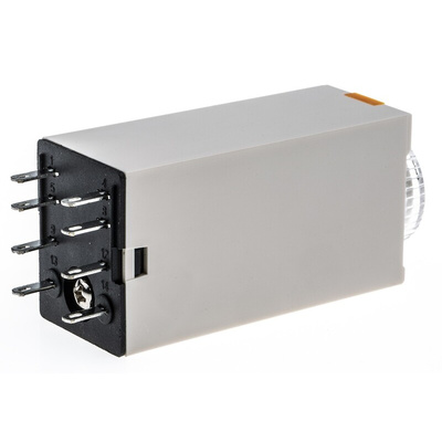 RS PRO Plug In Timer Relay, 230V ac, 2-Contact, 0.2 → 5s, 1-Function, DPDT