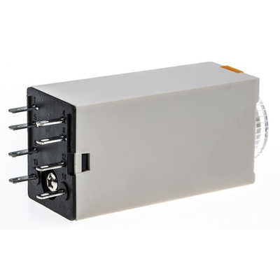 RS PRO Plug In Timer Relay, 230V ac, 2-Contact, 0.2 → 5min, 1-Function, DPDT