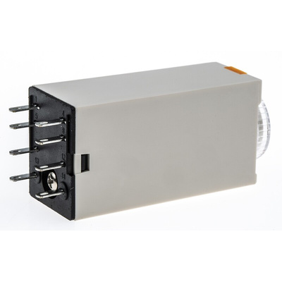 RS PRO Plug In Timer Relay, 110V ac, 2-Contact, 0.2 → 5s, 1-Function, DPDT