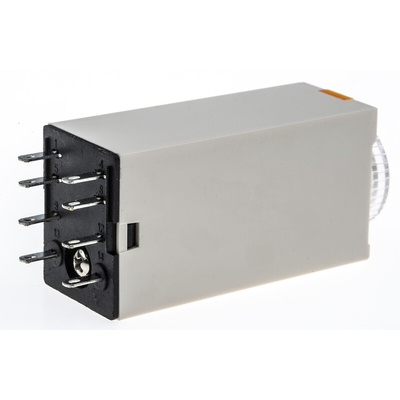 RS PRO Plug In Timer Relay, 110V ac, 2-Contact, 0.5 → 10s, 1-Function, DPDT