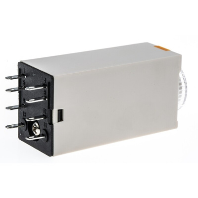 RS PRO Plug In Timer Relay, 24V dc, 2-Contact, 0.5 → 10s, 1-Function, DPDT