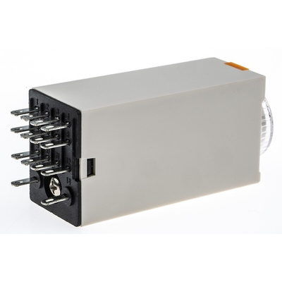 RS PRO Plug In Timer Relay, 230V ac, 4-Contact, 0.2 → 5s, 1-Function, 4PDT