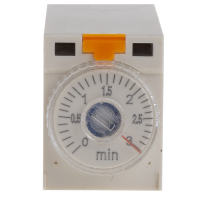 RS PRO Plug In Timer Relay, 230V ac, 4-Contact, 0.1 → 3min, 1-Function, 4PDT