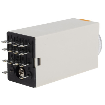 RS PRO Plug In Timer Relay, 110V ac, 4-Contact, 0.1 → 3min, 1-Function, 4PDT