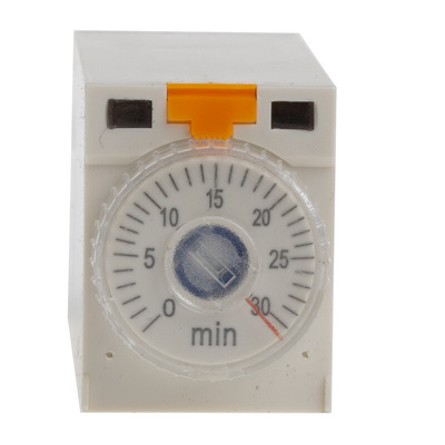 RS PRO Plug In Timer Relay, 110V ac, 4-Contact, 1 → 30min, 1-Function, 4PDT
