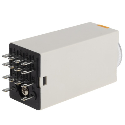 RS PRO Plug In Timer Relay, 24V dc, 4-Contact, 0.1 → 1s, 1-Function, 4PDT