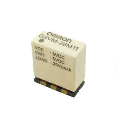 Omron G3VM Series Solid State Relay, 200 mA Load, Surface Mount, 20 V Load