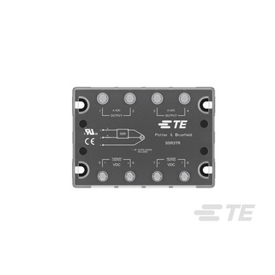 TE Connectivity SSR3 Series Solid State Relay 3 Phase, 25 A Load, Panel Mount, 480 V rms Load