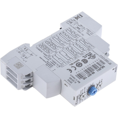 Crouzet DIN Rail Mount Timer Relay, 24 → 240 V ac, 24V dc, 1-Contact, 0.1 s → 100h, SPDT