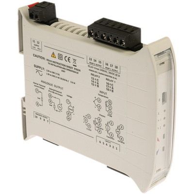 RS PRO Signal Conditioner, Universal Input, Current, Voltage, Relay Output, 20 → 240 V ac, 20 → 240V dc