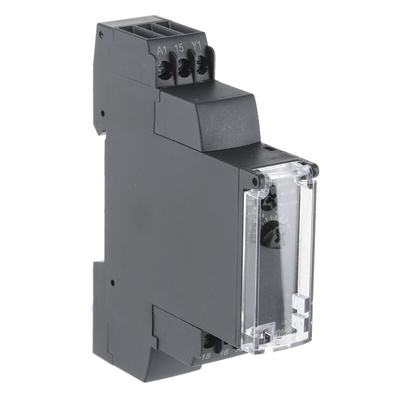 Schneider Electric Harmony Time Series DIN Rail Mount Timer Relay, 24 V dc, 24 → 240V ac, 2-Contact, 0.1 s