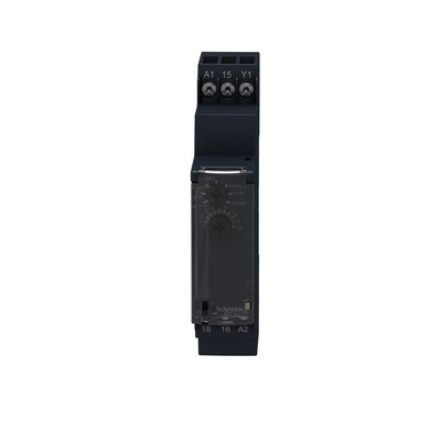 Schneider Electric Harmony Time Series DIN Rail Mount Timer Relay, 24 V dc, 24 → 240V ac, 2-Contact, 0.1 s