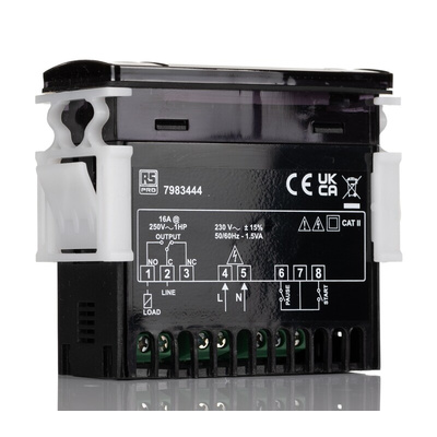 RS PRO Clamp Mount Timer Relay, 230V ac, 1-Contact, 1-Function, NC, SPST
