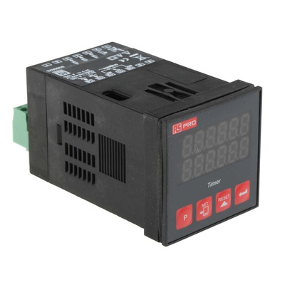 RS PRO Panel Mount Timer Relay, 24V ac/dc, 1-Contact, 1-Function, SPDT