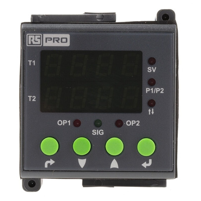 RS PRO Panel Mount Timer Relay, 110 → 240V ac, 2-Contact, 0.1 s → 999days, DPDT