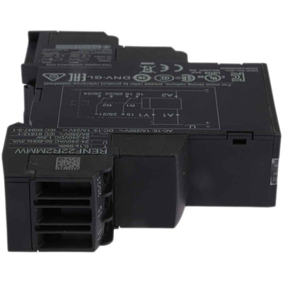 Schneider Electric Harmony Time Series DIN Rail Mount Timer Relay, 12 → 240V ac/dc, 2-Contact, 0.1 s →