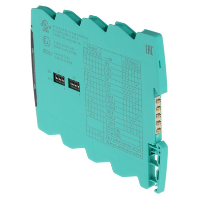 Pepperl + Fuchs S1SD Series Signal Conditioner, Current, Voltage Input, Current, Voltage Output, 16.8 → 31.2V dc