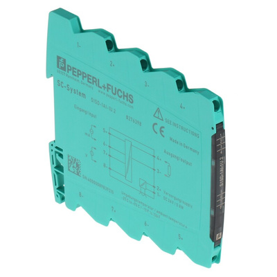 Pepperl + Fuchs S1SD Series Signal Conditioner, Current, Voltage Input, Current, Voltage Output, 16.8 → 31.2V dc
