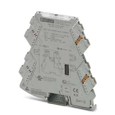 Phoenix Contact MINI MCR Series Signal Conditioner, Current, Voltage Input, Current Output, 8 → 30V dc Supply,