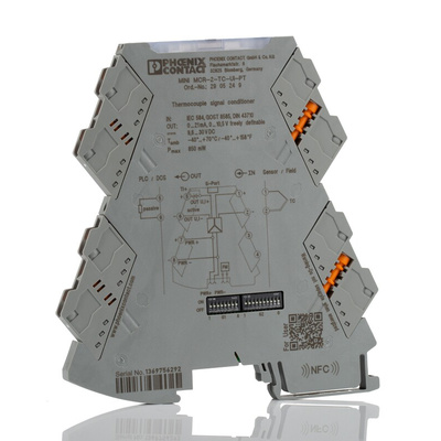 Phoenix Contact MINI MCR Series Signal Conditioner, Thermocouple Input, Current, Voltage Output, 9.6 → 30V dc