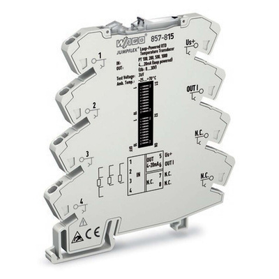 Wago Signal Conditioner, RTD Input, Current Output, 30V Supply