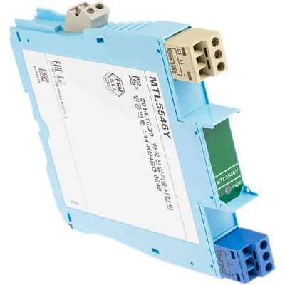 Eaton MTL Series Signal Conditioner, Current, Voltage Input, Current Output, 20 → 35V dc Supply