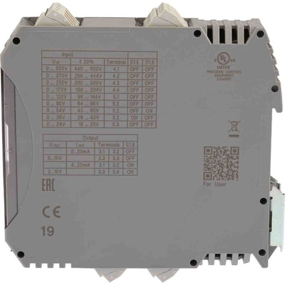 Phoenix Contact MACX MCR Series Signal Conditioner, Voltage Input, Current, Voltage Output, 24V dc Supply