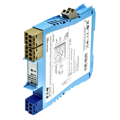Eaton MTL Series Signal Conditioner, Voltage Input, Relay Output, 40 V dc, 230V ac Supply