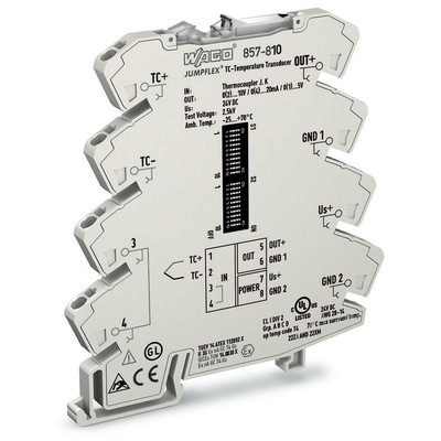 Wago 857 Series Signal Conditioner, Current, Voltage Output