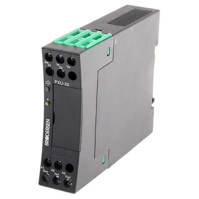 Brodersen Controls 9100 Series Signal Conditioner, Current, Voltage Input, Current, Voltage Output, 24V ac Supply