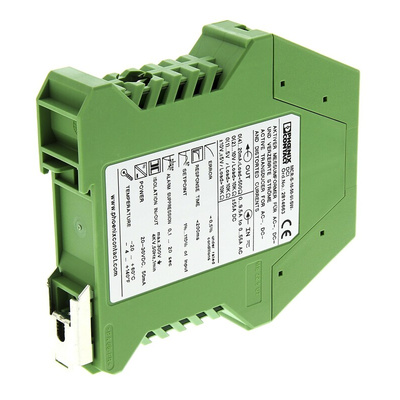 Phoenix Contact MCR-S10 Series Current Measuring Transducer, Current Input, Current Output, 20 → 30V dc Supply
