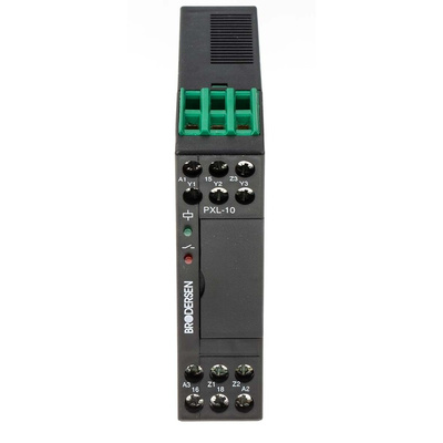 Brodersen Controls MINI MCR-2-TB Series Signal Conditioner, Current, Voltage Input, Relay Output, 24V ac Supply