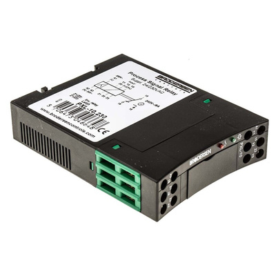 Brodersen Controls MINI MCR-2-TB Series Signal Conditioner, Current, Voltage Input, Relay Output, 24V ac Supply