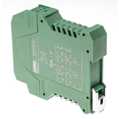 Phoenix Contact ACT20X Series Signal Conditioner, RS-232 Input, TTY Output, 24V ac/dc Supply