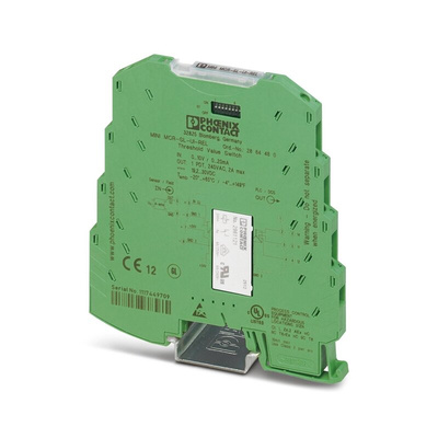 Phoenix Contact MINI MCR Series Signal Conditioner, Current, Voltage Input, Relay Output, 24V dc Supply, ATEX