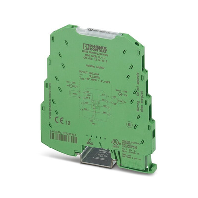 Phoenix Contact 3RS7002 Series Signal Conditioner, Current Input, Current Output, 19.2 → 30V dc Supply, ATEX