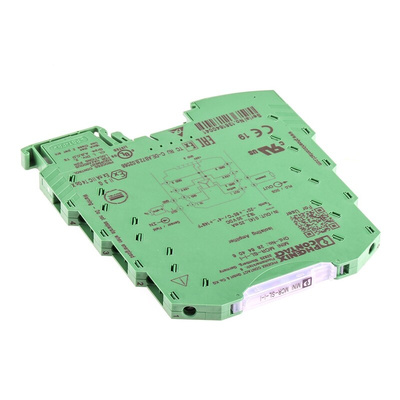 Phoenix Contact 3RS7002 Series Signal Conditioner, Current Input, Current Output, 19.2 → 30V dc Supply, ATEX