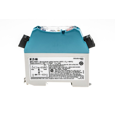 Eaton 1 Channel Zener Barrier, Intrinsic Safety Barrier, Analogue Output, ATEX