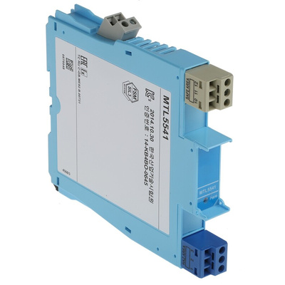 Eaton 1 Channel Zener Barrier, Repeater power supply, Current Input, Current Output, ATEX