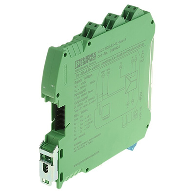 Phoenix Contact 3RS7006 Series Signal Conditioner, NAMUR Sensor, Switch Input, Relay Output, 19.2 → 30V dc