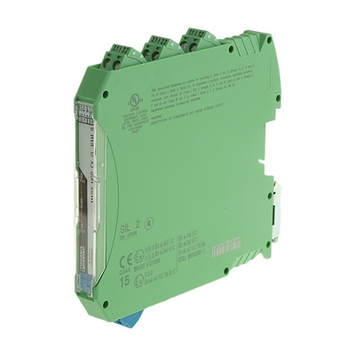 Phoenix Contact 3RS7006 Series Signal Conditioner, NAMUR Sensor, Switch Input, Relay Output, 19.2 → 30V dc