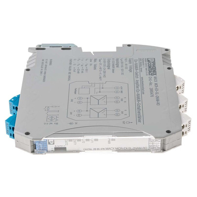 Phoenix Contact 3RS7006 Series Signal Conditioner, NAMUR Sensor, Switch Input, Relay Output, 19.2 → 30V dc