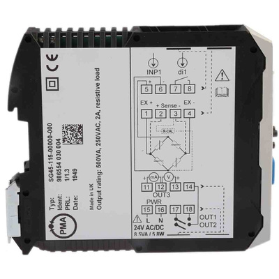 P.M.A 3RS7020 Series Signal Conditioner, Digital, Signal Input, Universal Output, 18 → 30 V ac, 18 → 31V