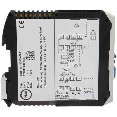P.M.A CI45 Series Signal Conditioner, Universal Input, Universal Output, 18 → 30 V ac, 18 → 31V dc Supply