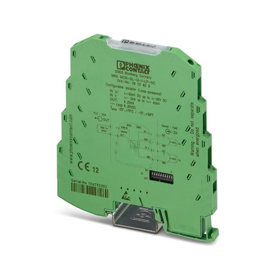 Phoenix Contact MINI MCR Series Signal Conditioner, Current, Voltage Input, Current Output, 8 → 30V dc Supply,