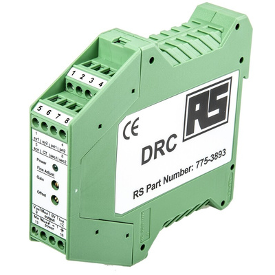 Solartron Metrology Signal Conditioner, Voltage Input, Current, Voltage Output, 10 → 30V dc Supply