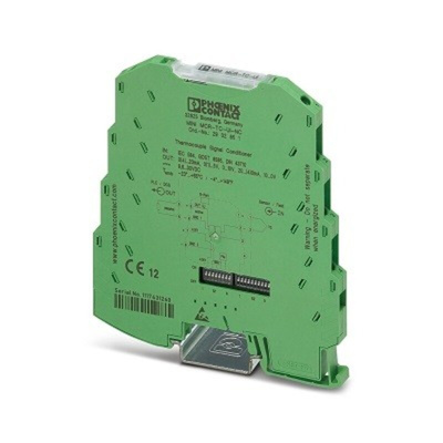 Phoenix Contact 3RS7025 Series Signal Conditioner, Thermocouple Input, Current, Voltage Output, 9.6 → 30V dc